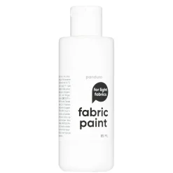 Fabric Paint 85 ml – vit textilfärg för ljust tyg