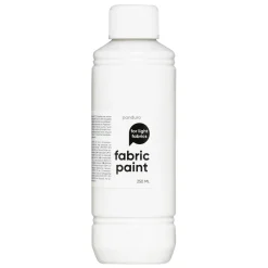 Fabric Paint 250 ml – vit textilfärg för ljust tyg