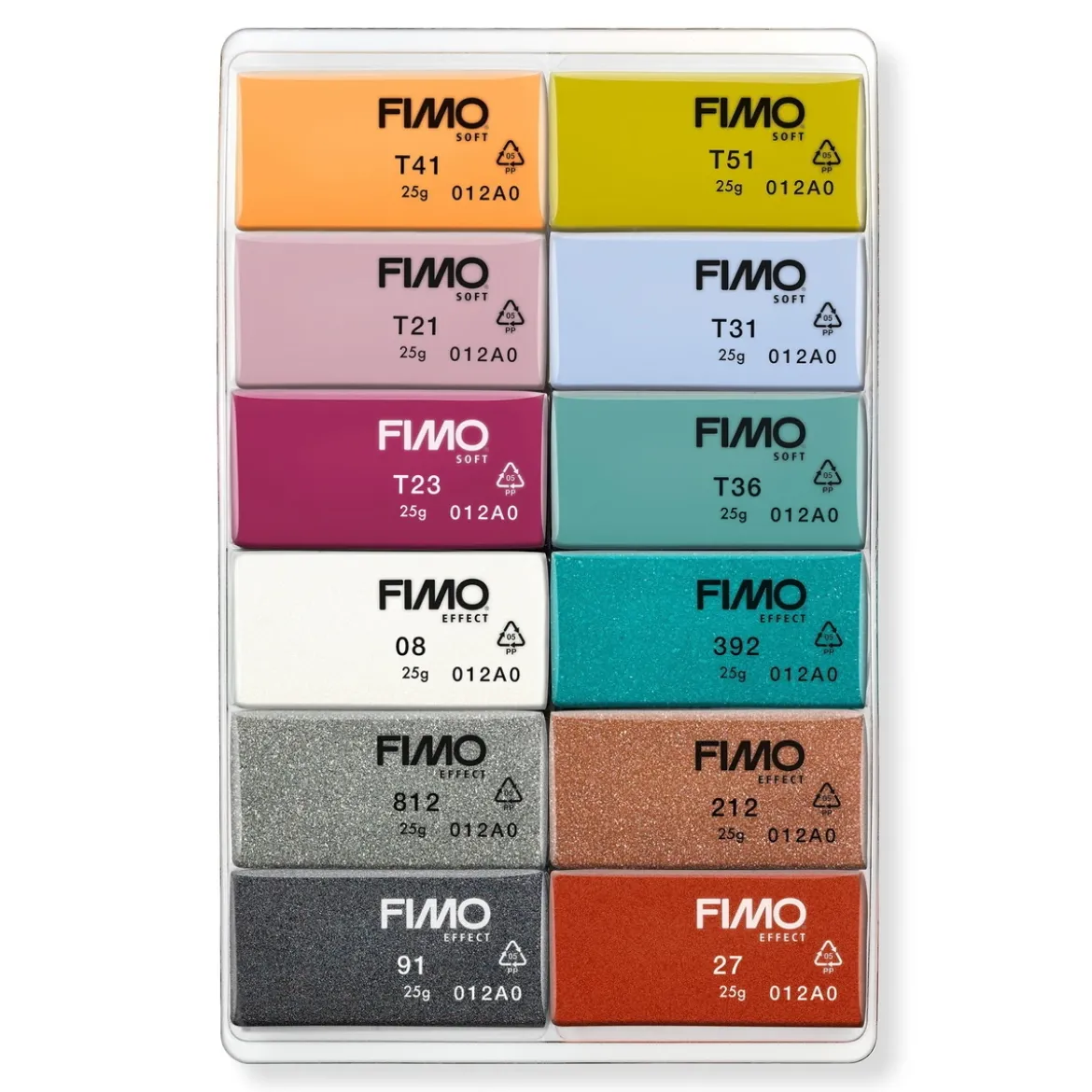 Fimo soft fashion 25g 12 st.