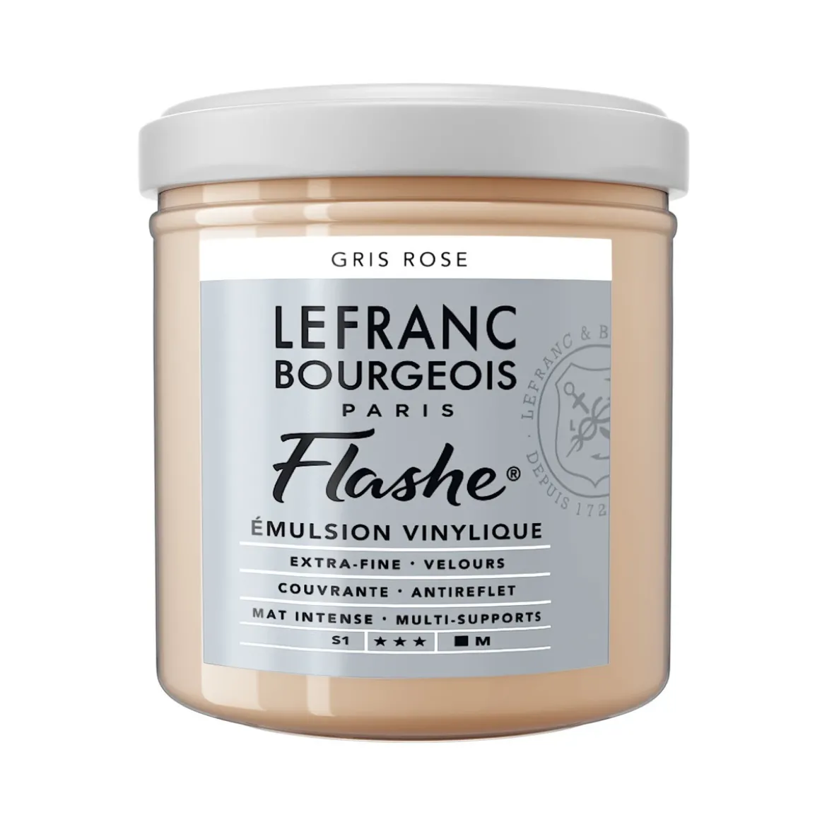 Flashe vinylfärg 125 ml Pink Grey 254