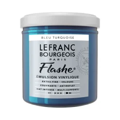 Flashe vinylfärg 125 ml Turquoise Blue 050
