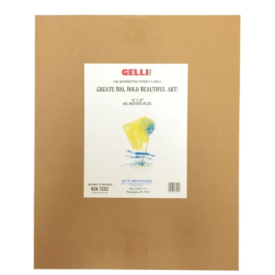 Gelli Arts rektangulär platta 40,6×50,8 cm / 16×20 tum