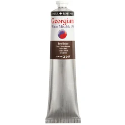 Georgian Water Mixable Oil Colour, vattenlöslig oljefärg 200 ml Raw Umber 247