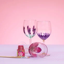 Glasfärg blank 45 ml klarblå