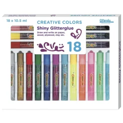 Glitterglue 18-pack 10,5 ml