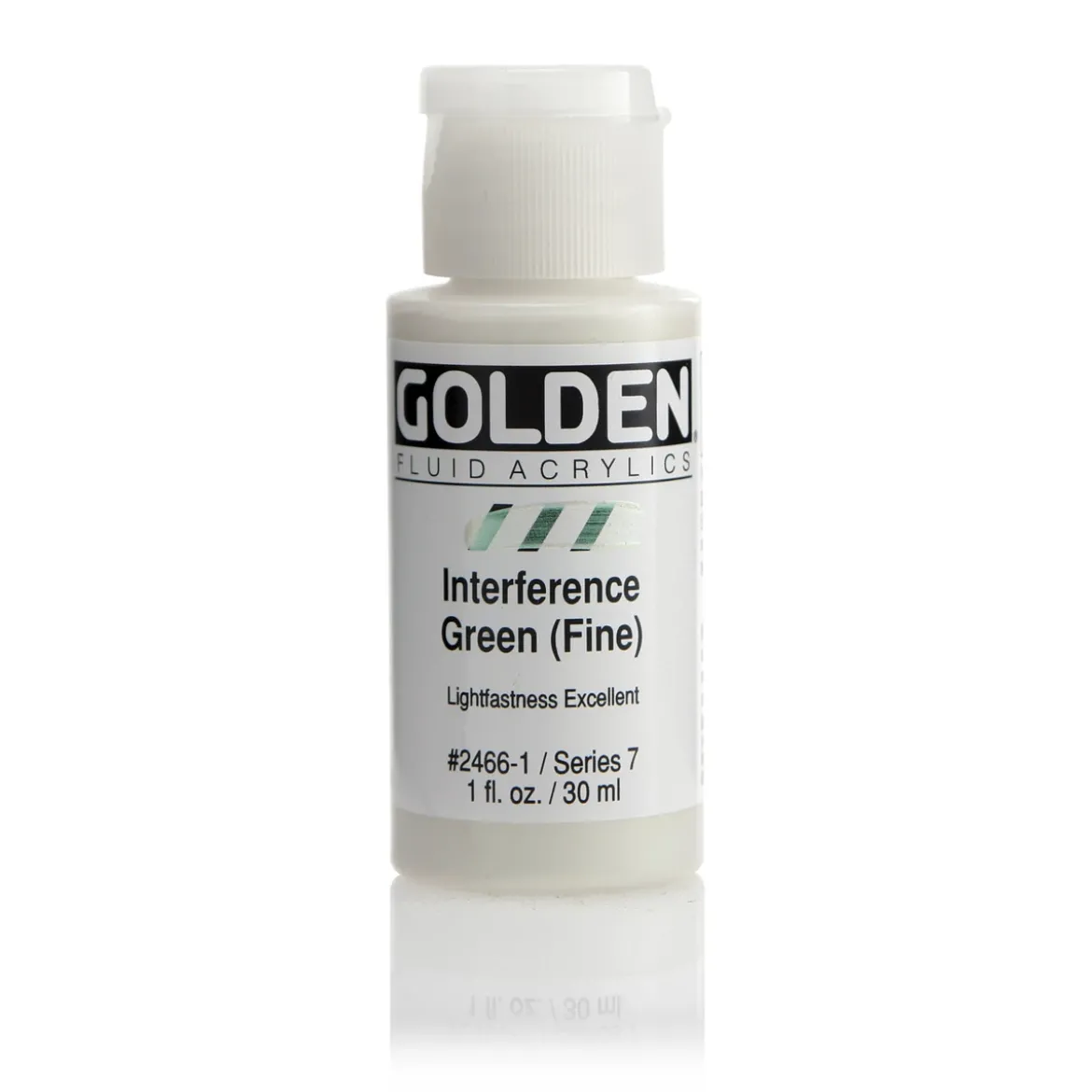 Golden Fluid Acrylics 30 ml - 2466 Interference Green F.