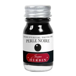 Herbin Fountain Ink 10 ml, bläck för reservoarpennor – svart / perle noire