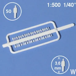 Hermoli siluett figurer 1:500