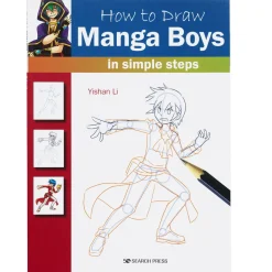 How to draw manga boys in simple steps, av Yishan Li