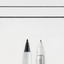 Identi Pen dual 0,4/1 mm svart