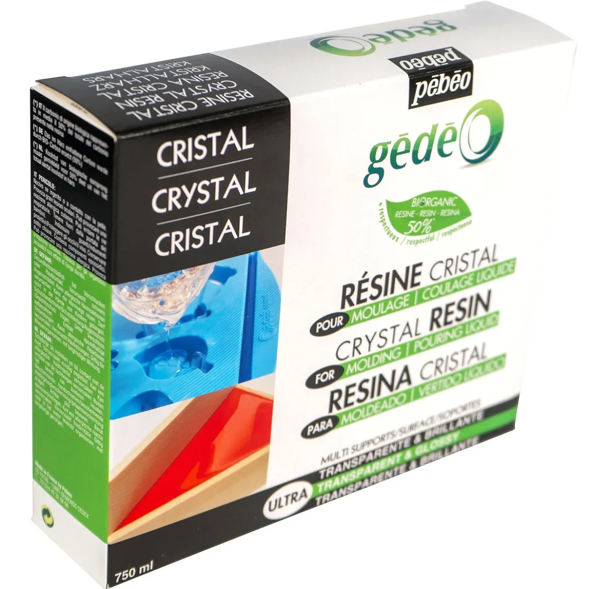 Klar resin, Bio-based, 750ml