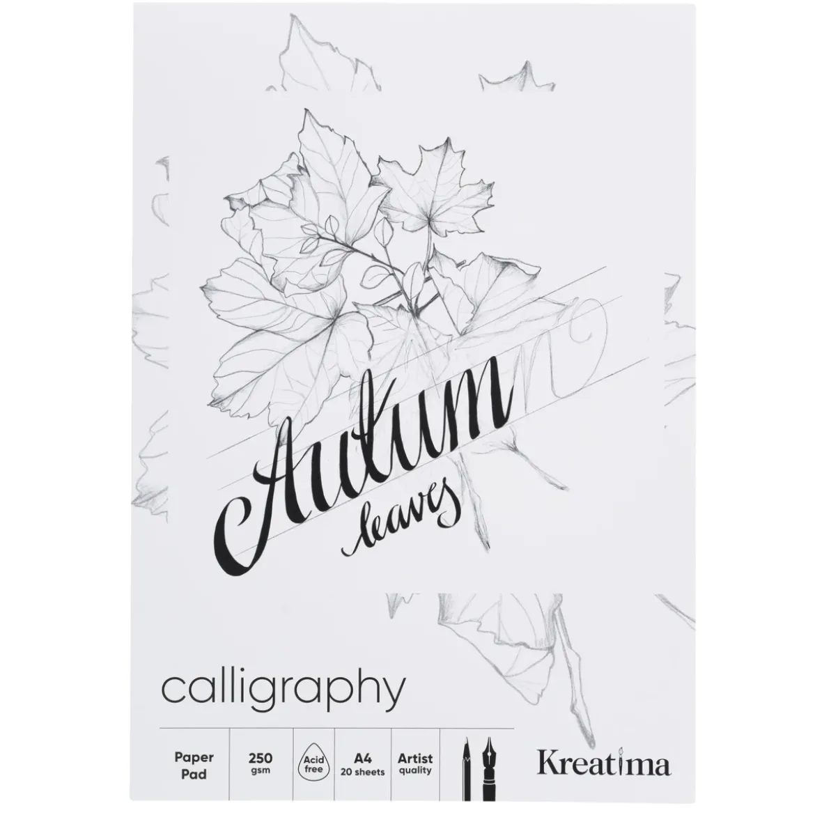 KR Calligraphy paper pad A4