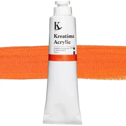 Kreatima Acrylic akrylfärg 120 ml – Cadmium Orange Hue PY 65 PO 5 PW 6 PY 65 PO 5 PW 6