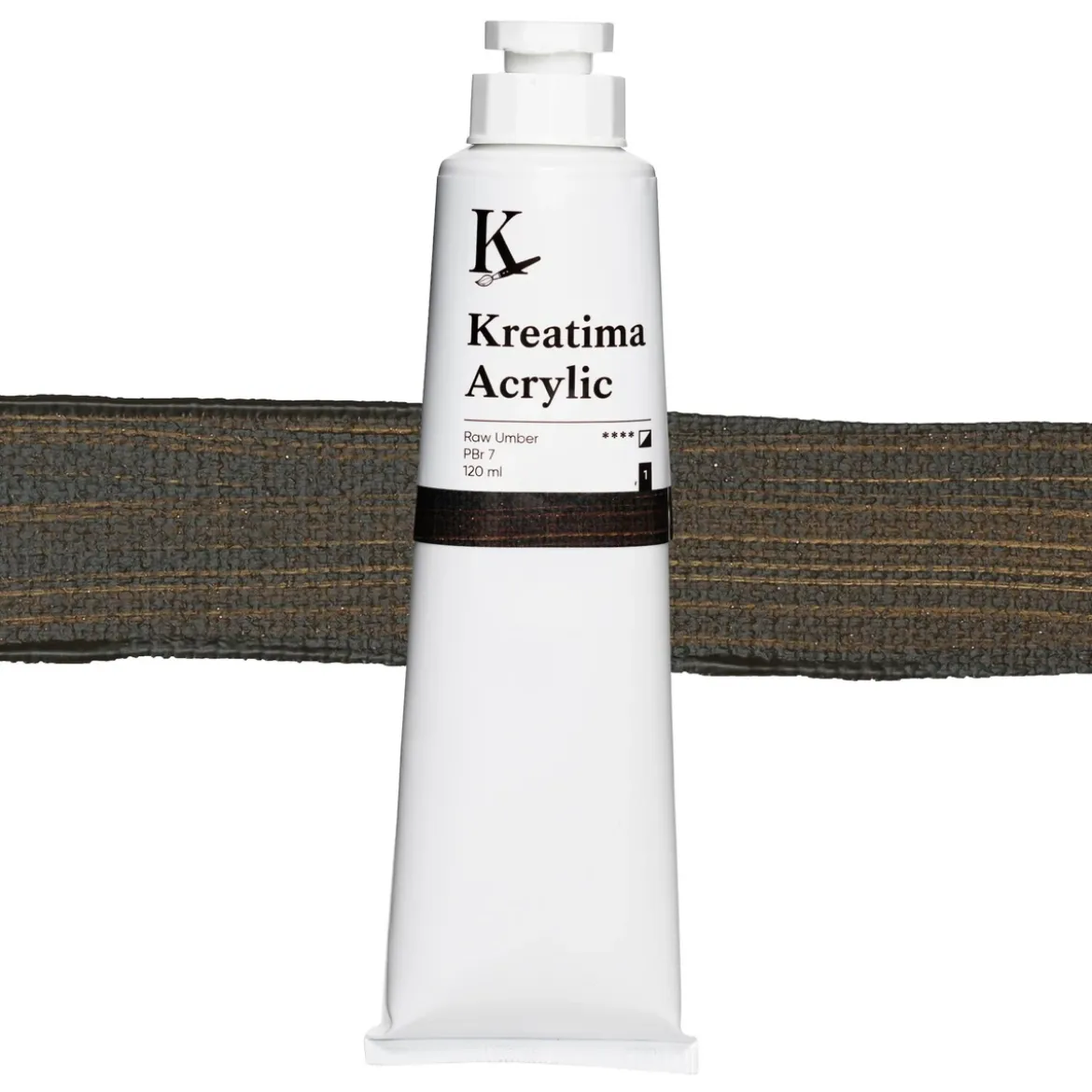 Kreatima Acrylic akrylfärg 120 ml – Raw Umber PBr 7