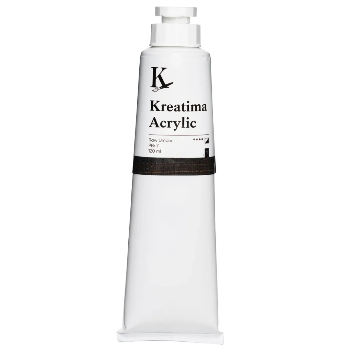 Kreatima Acrylic akrylfärg 120 ml – Raw Umber PBr 7