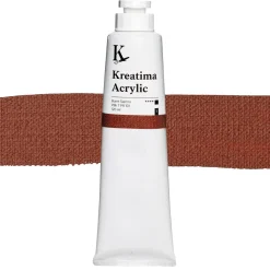 Kreatima Acrylic akrylfärg 120 ml – Burnt Sienna PBk 7 PR 101