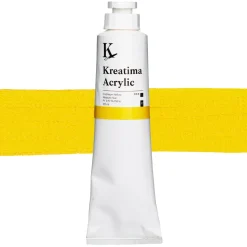 Kreatima Acrylic akrylfärg 120 ml – Cadmium Yellow Medium Hue PY 3 PY 74 PW 6
