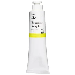 Kreatima Acrylic akrylfärg 120 ml – Fluorescent Yellow