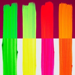Kreatima Acrylic akrylfärg 120 ml – Fluorescent Yellow