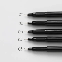 Kreatima Drawing Pen, fineliner med svart bläck 0,1 mm spets