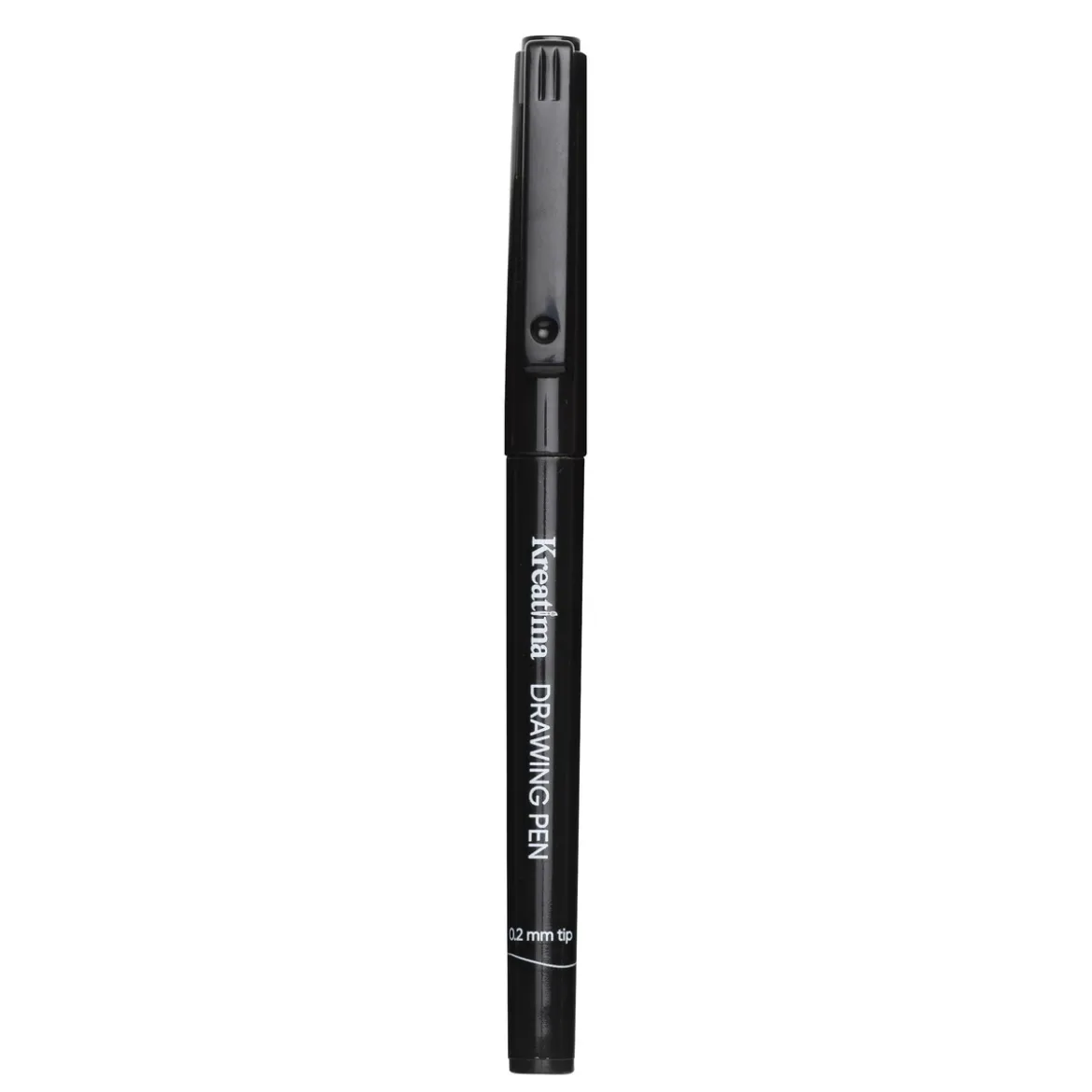 Kreatima Drawing Pen, fineliner med svart bläck 0,2 mm spets