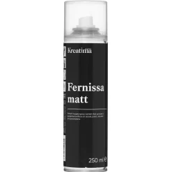 Kreatima Fernissa spray 250 ml, matt skyddslack för olje- och akrylfärg