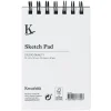 Kreatima Studio Sketch spiralbundet skissblock F0 (100x150 mm), 100 ark, 80 g/m²