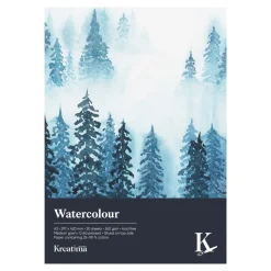 Kreatima Watercolour akvarellblock A3 (297×420 mm), 20 ark, 260 g/m²
