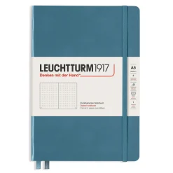 Leuchtturm1917 Notebook A5 Dotted Stone Blue – Hardcover