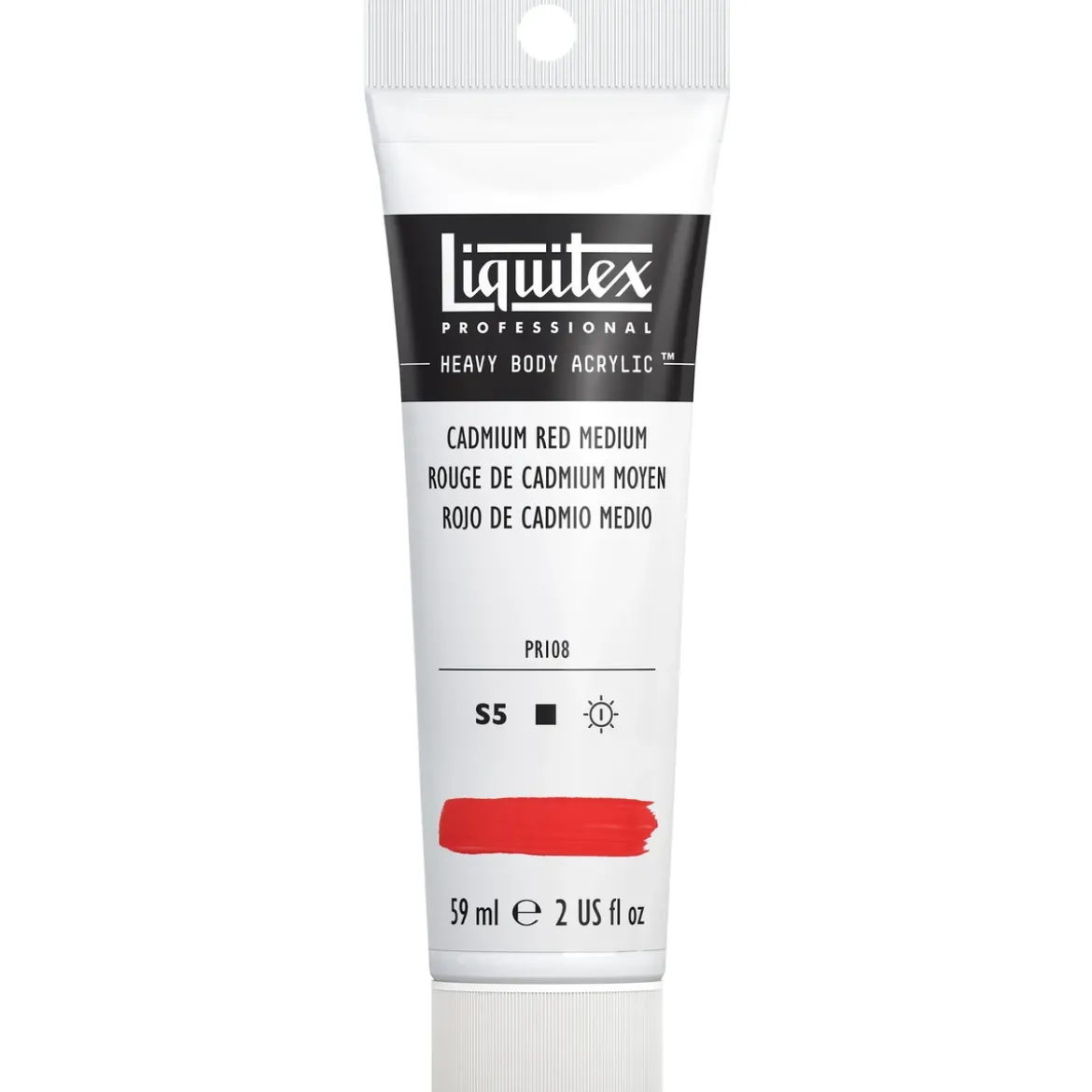 Liquitex Heavy Body akrylfärg 59 ml – 154 Cadmium red medium