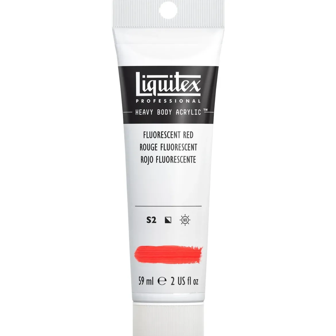 Liquitex Heavy Body akrylfärg 59 ml – 983 Fluorescent Red