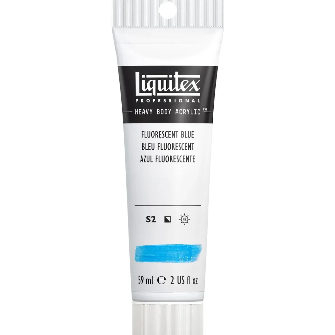 Liquitex Heavy Body akrylfärg 59 ml – 984 Fluorescent Blue