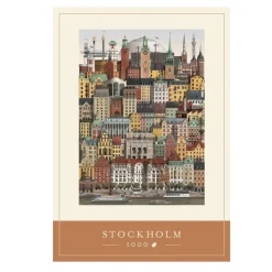 Martin Schwartz pussel Stockholm stadsmotiv. 1000 bitar, 50×70 cm