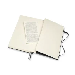 Moleskine Classic Notebook Expanded Large (13×21 cm), svart hård pärm – 400 olinjerade sidor