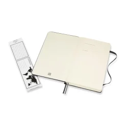 Moleskine Classic Notebook Expanded Large (13×21 cm), svart hård pärm – 400 linjerade sidor