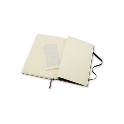 Moleskine Classic Notebook Large (13×21 cm), svart hård pärm – 240 rutade sidor