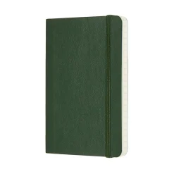 Moleskine Classic Notebook Pocket (9×14 cm), grön mjuk pärm – 192 linjerade sidor