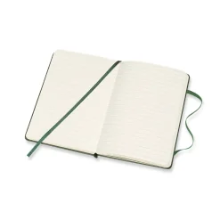 Moleskine Classic Notebook Pocket (9×14 cm), grön hård pärm – 192 linjerade sidor