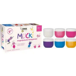 Mucki fingerfärg Kungliga barn, 6-pack