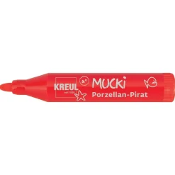 Mucki porslinspennor i roligt pirat-tema, 5-pack