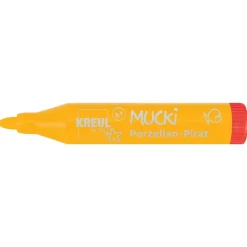Mucki porslinspennor i roligt pirat-tema, 5-pack
