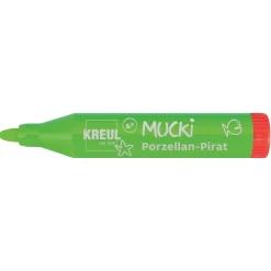 Mucki porslinspennor i roligt pirat-tema, 5-pack