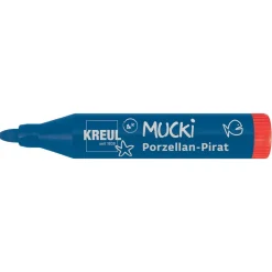 Mucki porslinspennor i roligt pirat-tema, 5-pack