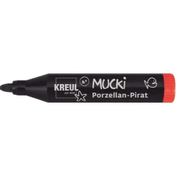 Mucki porslinspennor i roligt pirat-tema, 5-pack