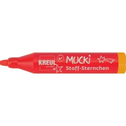 Mucki textilpennor stjärnor, 5-pack