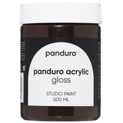 Panduro Acrylic Gloss blank akrylfärg 500 ml Burnt Umber