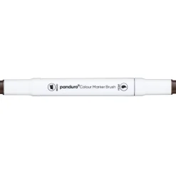 Panduro Colour Marker Brush, penselspets & snedskuren spets – Bronze 99