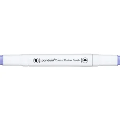 Panduro Colour Marker Brush, penselspets & snedskuren spets – Pale lavender 145