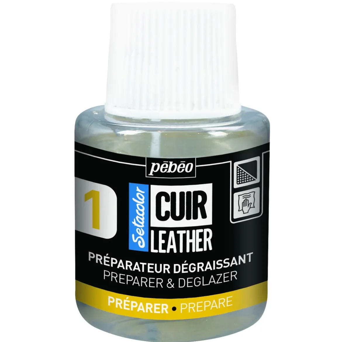 Pebeo Cuir Leather 110 ml Preparer Deglazer för läderfärg