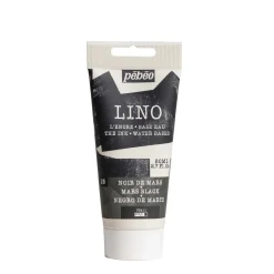 Pebeo Lino Ink 80 ml, vattenbaserad linoleumfärg – Mars Black